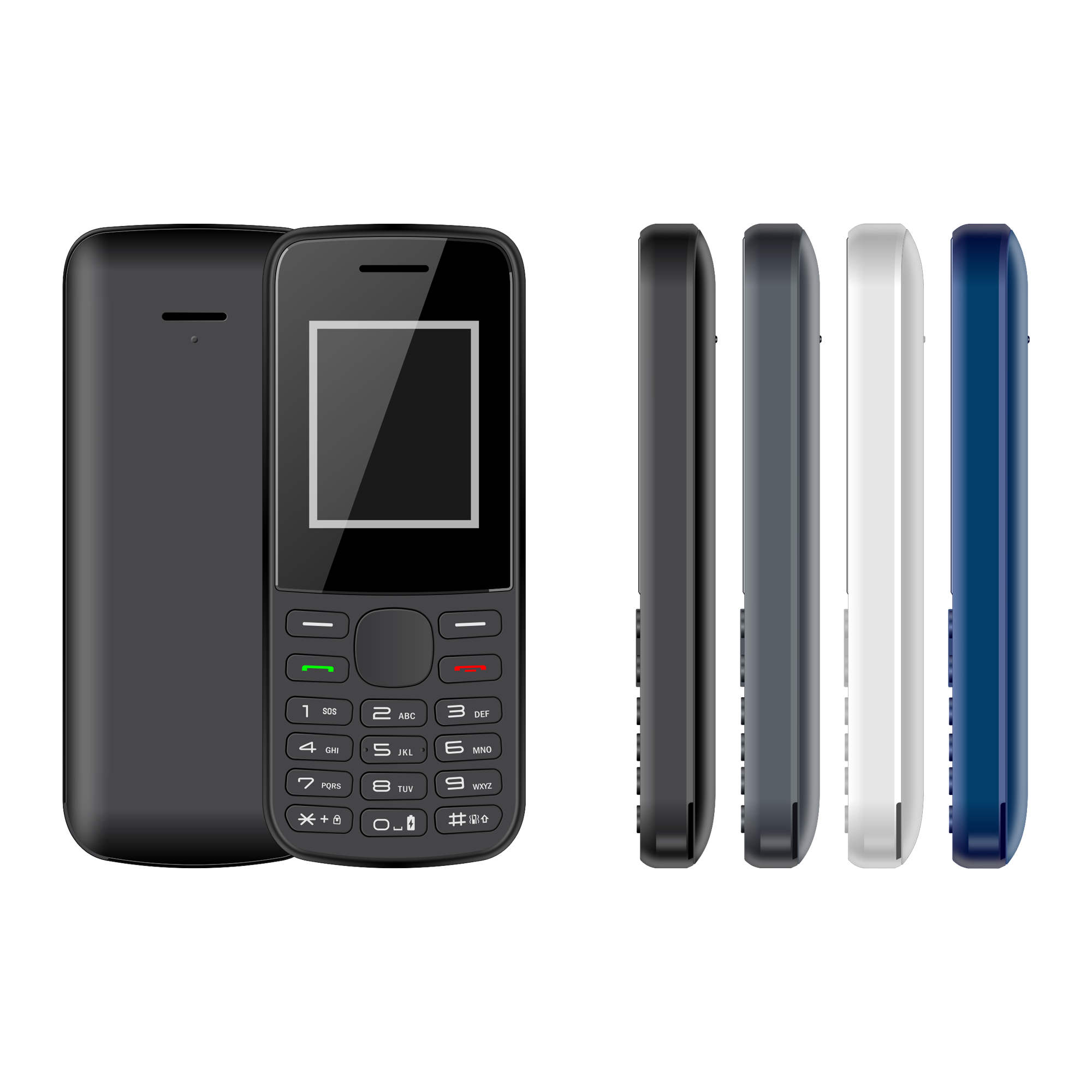 1.77 Inch Single UIM 2G CDMA Bar Feature Phone without Camera