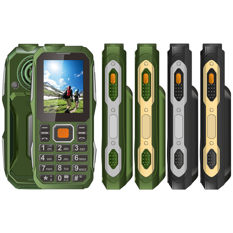 2.4 Inch 2G C+G Dual-mode Dual SIM and Single UIM Rugged Bar Feature Phone