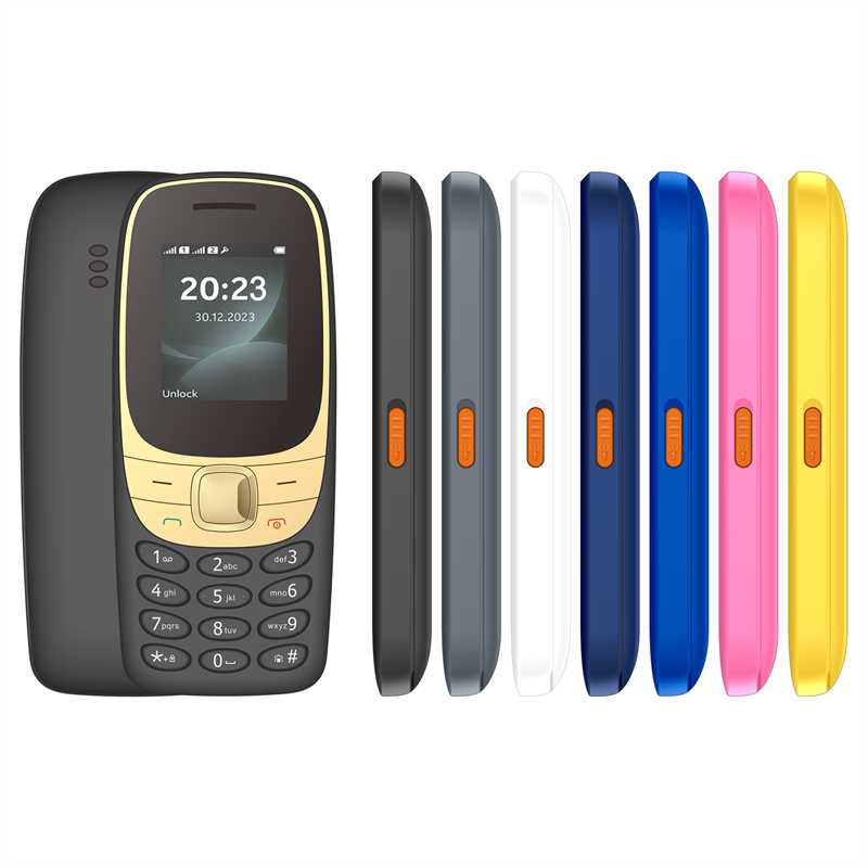 1.77 Inch 2G GSM Dual SIM Dual Standby Bar Feature Phone with Torch Side Key