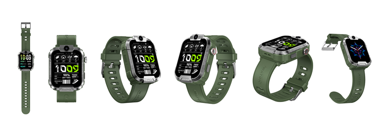 PW88 4G RTOS Smart watch green